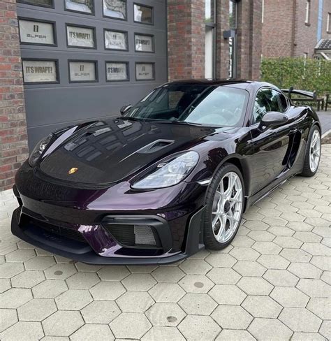 Porsche Club On Twitter Paint To Sample Amethyst Metallic Cayman Gt4 Rs