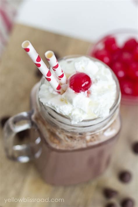 Black Forest Hot Chocolate Cold Drinks Recipes Best Dessert Recipes Yummy Drinks Yummy Food