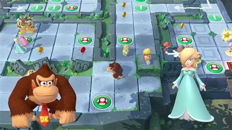 Super Mario Party Partner Party Domino Ruins Treasure Hunt Donkey Kong