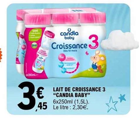 Promo Lait De Croissance Candia Baby Chez E Leclerc Icatalogue Fr