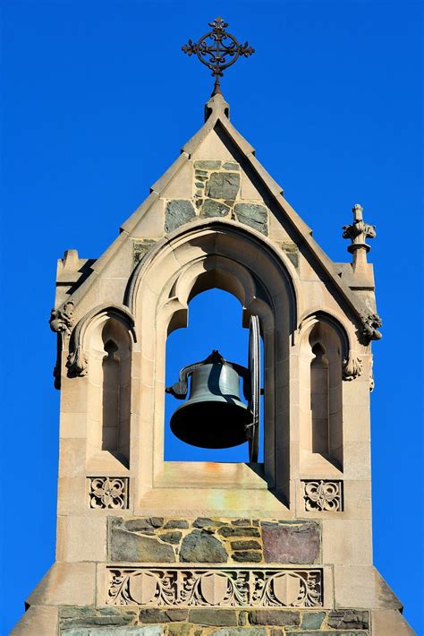 Church Of The New Jerusalem Bell Tower In Cambridge Massachusetts