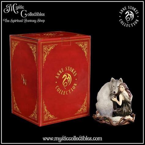 Beeld Soul Bond Anne Stokes Wolf Wolven Mystic Collectibles