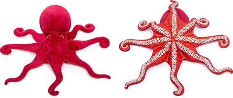 Buy Simulation Octopus Plush Toy Red Soft Real Life Octopus Stuffed