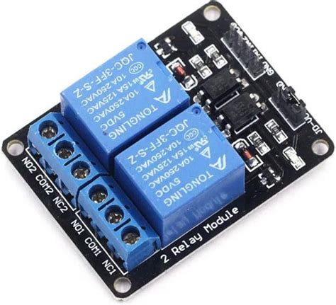 Bol Relais Module 5v 2 Kanaals Arduino ESP32 ESP8266