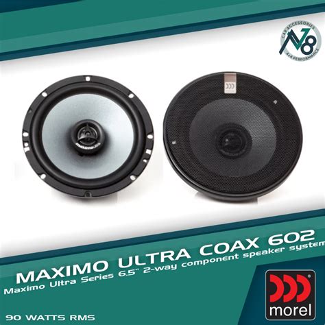 Morel Maximo Ultra Coax Mkii Way Car Speakers Genuine