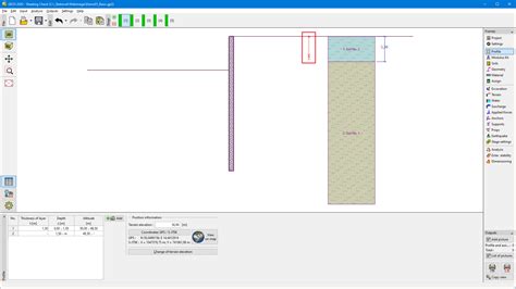 Profile Program Sheeting Check Online Help GEO5