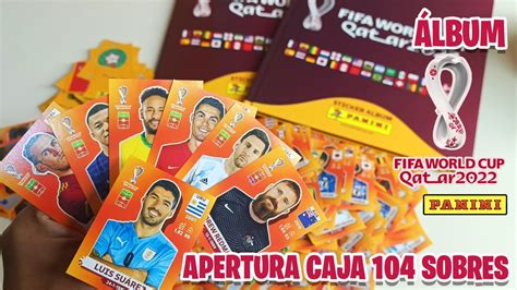 Álbum Qatar 2022 de Panini 2da APERTURA 104 SOBRES Cromadas y Figura