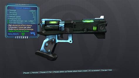 Borderlands 2 All Weapon And Items List Detailed Guide