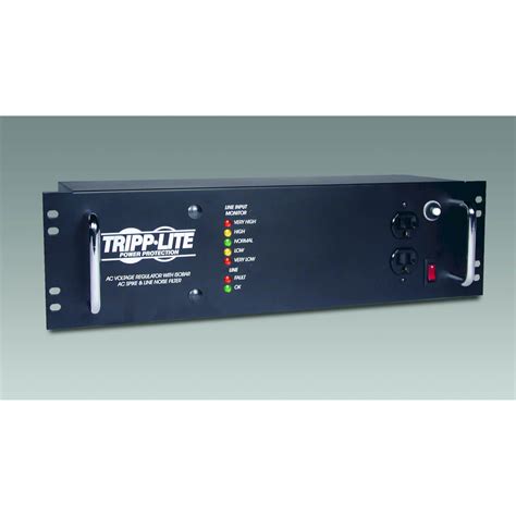 Tripp Lite Lcr Line Conditioner Ac Outlet S W Black