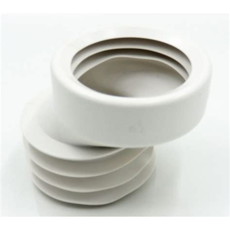 Interplast Une pipe WC adaptation excentrée de 35 mm ø100 mm Leroy