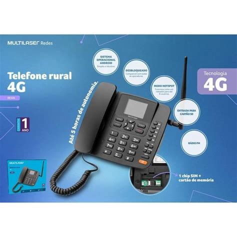 Telefone Celular Rural De Mesa G Multilaser Re Telefone