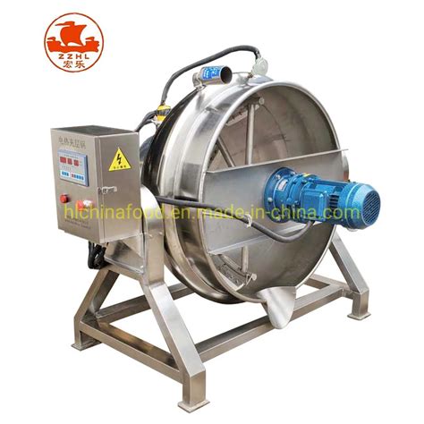 Stainless Steel Food Cooking Jacketed Kettle With Steam Gas Electric