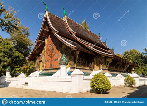 Wat Xieng Thong Temple In Luang Prabang Laos Stock Photo Image Of