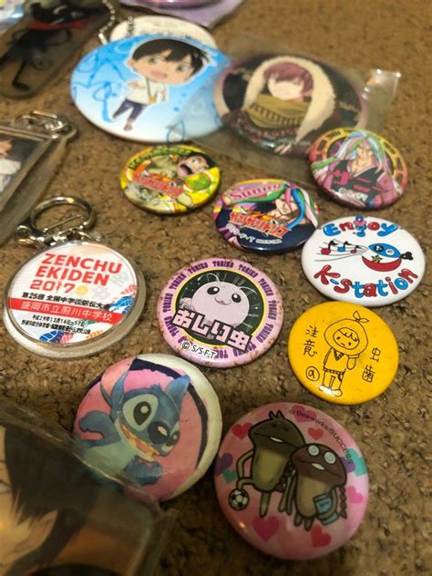 Lot Set Of Assorted Anime Pin Badges And Charms On Carousell