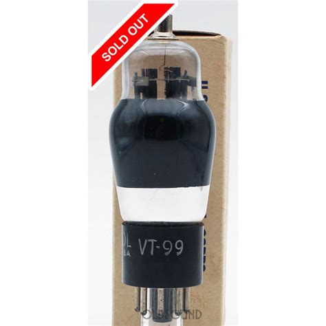 Vt 99 Tung Sol 6f8g Cv1918 6sn7 Sub Valvola Rounded Plates Nosnib