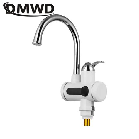 Dmwd Tankless Electric Water Heater Kitchen Instant Hot Water Tap