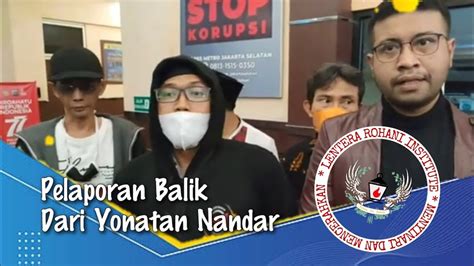 Keterangan Yonatan Nandar Setelah Melaporkan Deolipa Yumara Di Polres