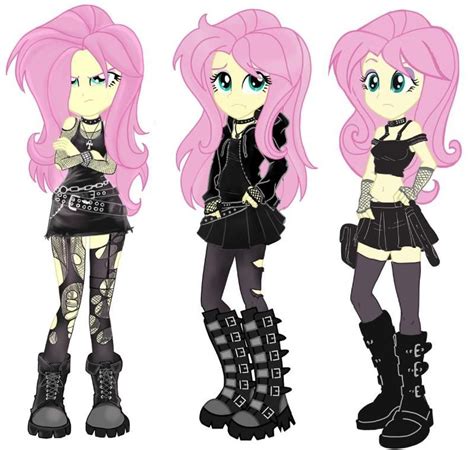 Fluttershy Goth By Tokatl Dessin My Little Pony My Little Pony Comic