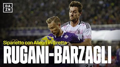 Rugani Intervento In Stile Barzagli Siparietto Con Allegri A Dazn