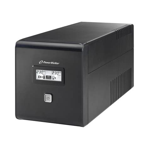 BlueWalker PowerWalker VI 1000 LCD UPS Laite Musta Jimms Fi