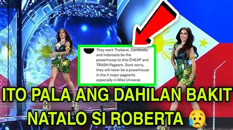 Ito Pala Ang Dahilan Kung Bakit Natalo Si Roberta Tamondong Mgi