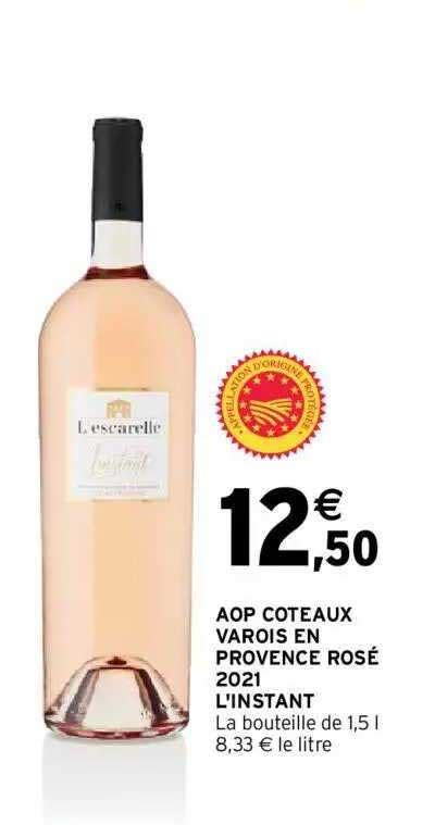 Promo Aop Coteaux Varois En Provence Ros L Instant Chez