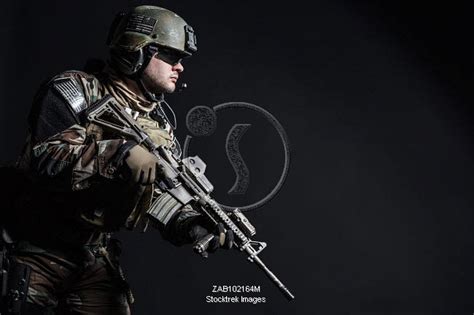 Us Marine Corps Special Operations Command Marsoc Raider With Weapon