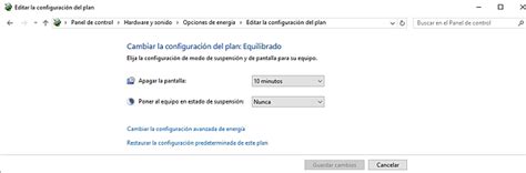 Opciones De Ahorro De Energía En Windows Servicio De Informática