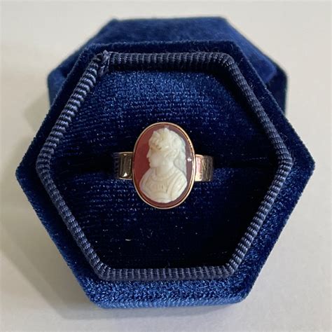 Antique Cameo Rings Etsy