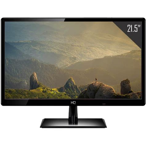 Monitor Gamer HQ LED 21 5 Pol Full HD HDMI VGA 215HQ LED Black