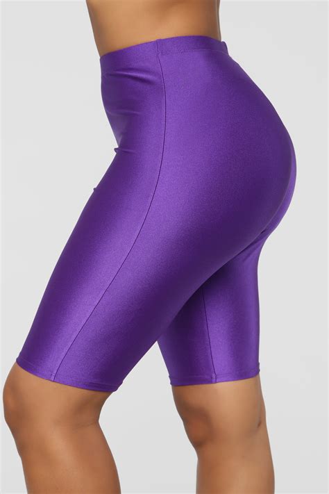 Curves For Days Biker Shorts Purple Fashion Nova