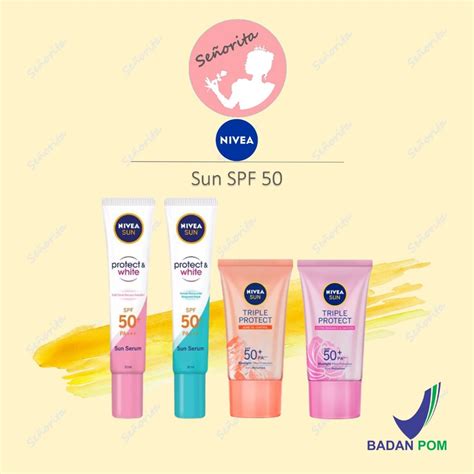 Jual Nivea Sun Face Protection Serum Spf 50 Pa 30ml Sun Triple Protect Face Serum 40ml