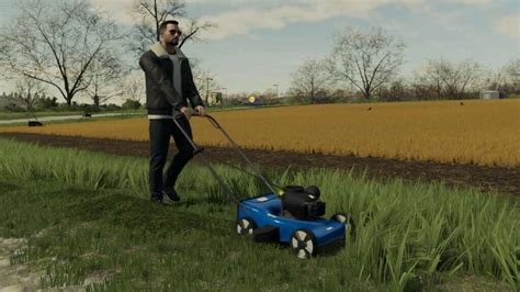 Hand Lawn Mower V101 Fs22 Mod Farming Simulator 22 Mod