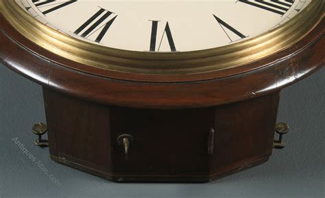 Antiques Atlas Mahogany Smiths Enfield Round Dial Wall Clock