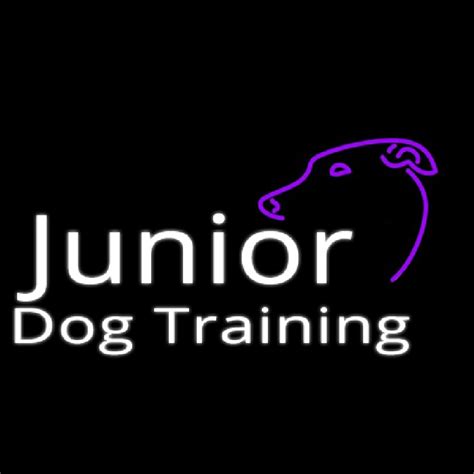 Custom Junior Dog Training Logo Neon Sign USA – Custom Neon Signs Shop ...