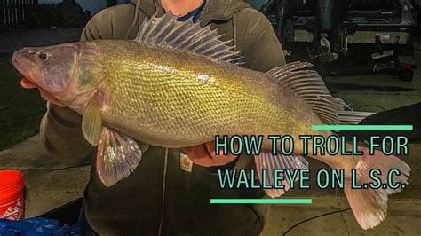 How To Troll For Walleye On Lake St Clair With Crawler Harnesses