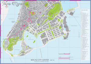 Taipa and Coloane Map - ToursMaps.com