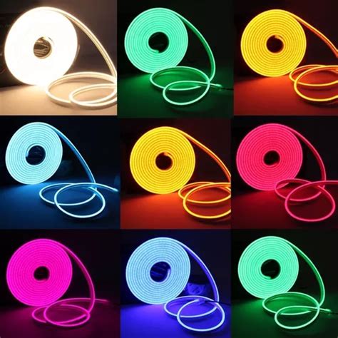 Tira Luz Led Neon 5 Metros Flexible Con Transformador 12v Cuotas Sin