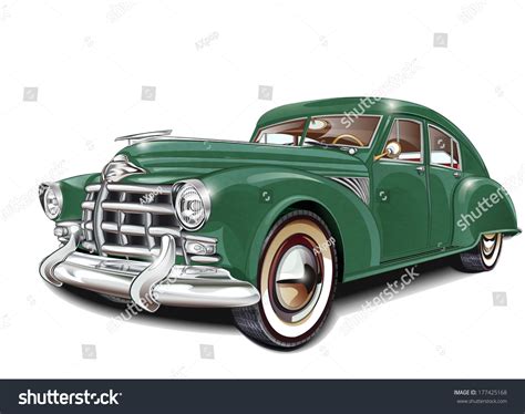 Retro Car Stock Vector Royalty Free 177425168 Shutterstock