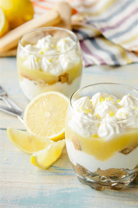 Verrines au citron et mascarpone un dessert fruité et frais dérivé du