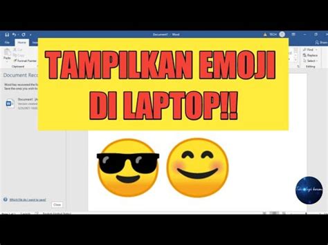 Cara Menampilkan Emoji Di Laptop Terbaru Youtube