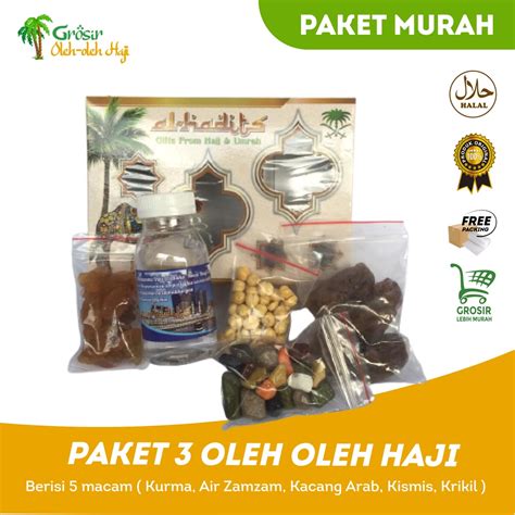 Jual Paket Oleh Oleh Haji Dan Umroh Air Zamzam Ori Kacang Arab