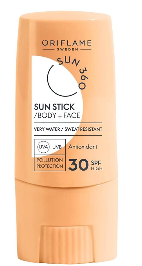 Oriflame Sun 360 Sun Stick Body + Face SPF 30 ingredients (Explained)