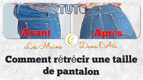 Tuto Couture Comment R Tr Cir Une Taille De Pantalon Rapidement