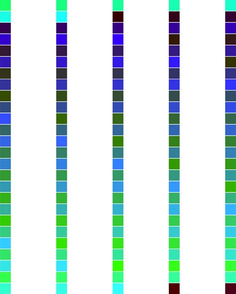 RGB Color Example Chart Free Download