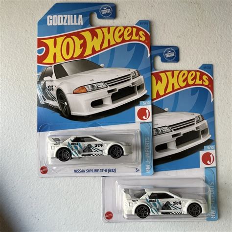 2023 HOT WHEELS Godzilla Nissan Skyline GT R R32 HW J Imports Lot Of 2 5 76 PicClick UK