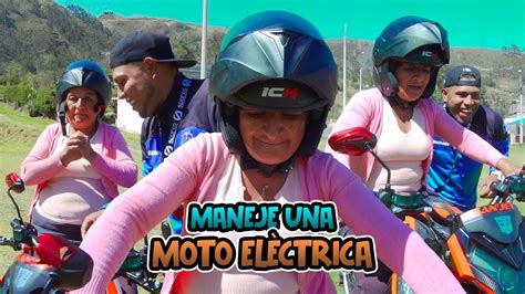 APRENDI A MANEJAR UNA MOTO ELECTRICA Señora Marianita YouTube