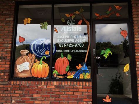 Custom Window Art With Bright Fall Colors Window Painting Window