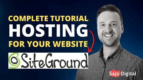 Complete Siteground Tutorial Make Your First Website YouTube