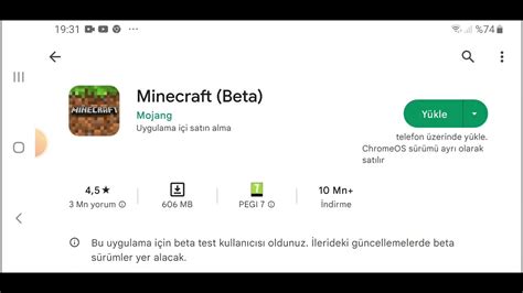 Minecraft BETA Sürümü nasıl yüklenir YouTube